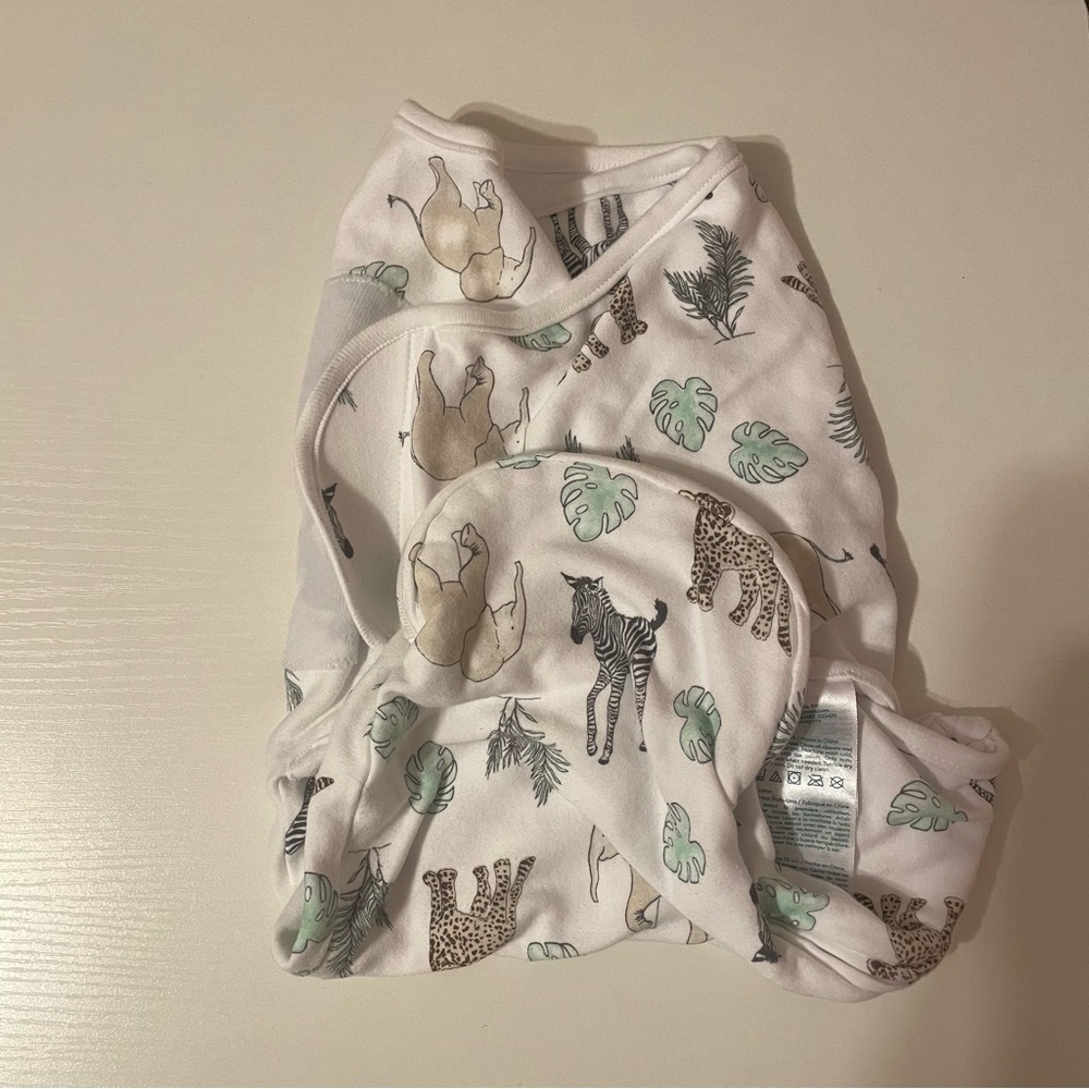 Lot of 3 Aden & Anais Infant Velcro Swaddles